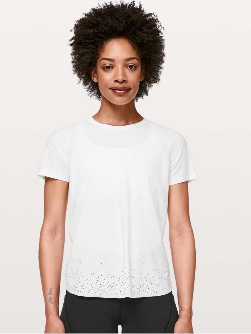 Lululemon Quick Pace Short Sleeve - white